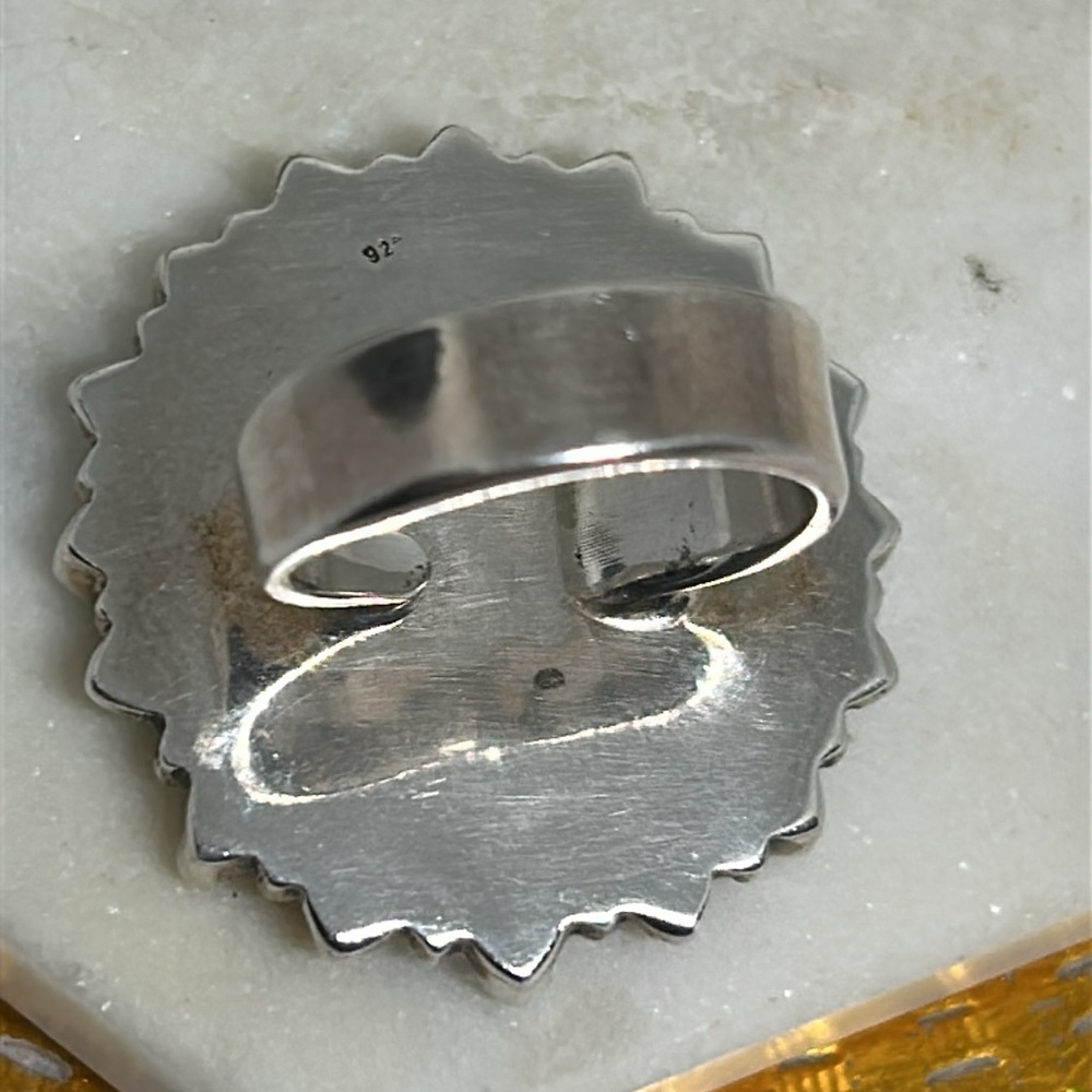 Opal Statement Ring 925 - image 2